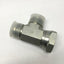 New – Open box 6602-20-20-20 Hydraulic Run Tee 1-1/4" JIC 37° Female Swivel Nut x Male Flare
