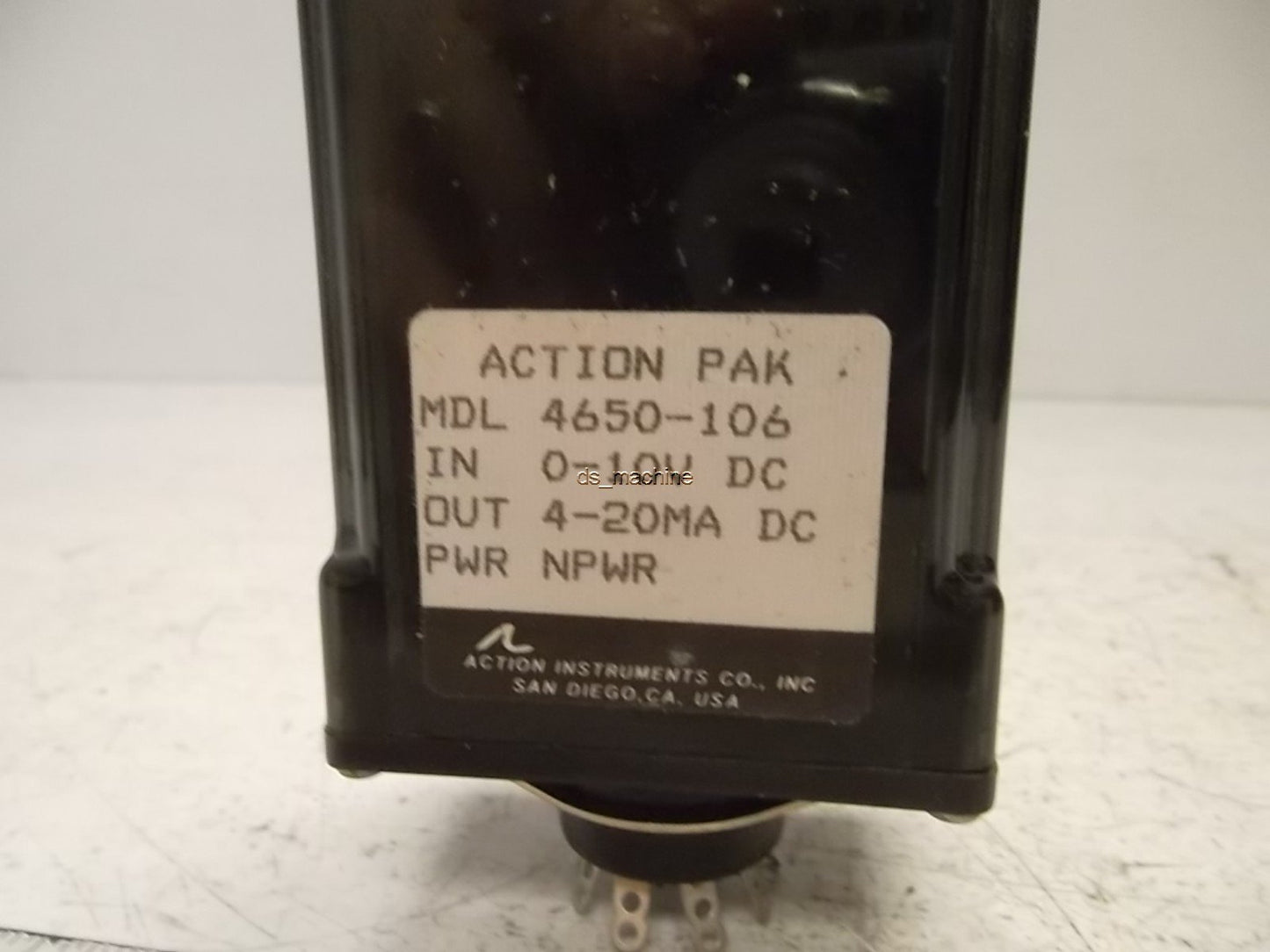 Used Action Pak 4650-106 Relay