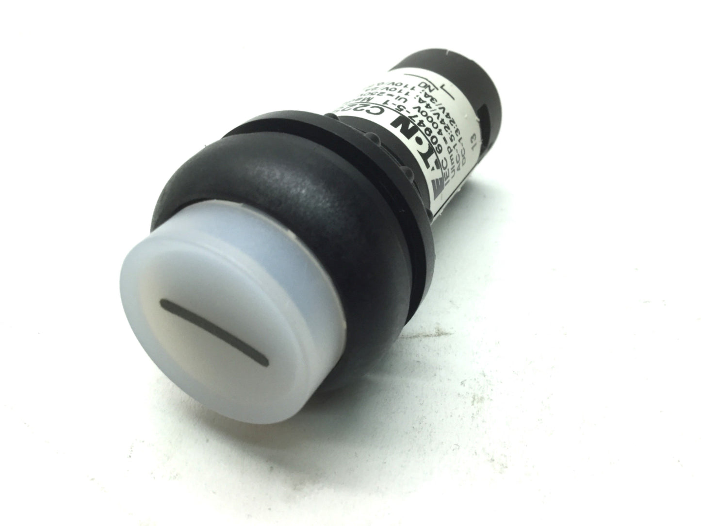 Used Eaton C22S-DLH-W-X1-K10-24 Push Button Indicator Light 22mm 24VDC