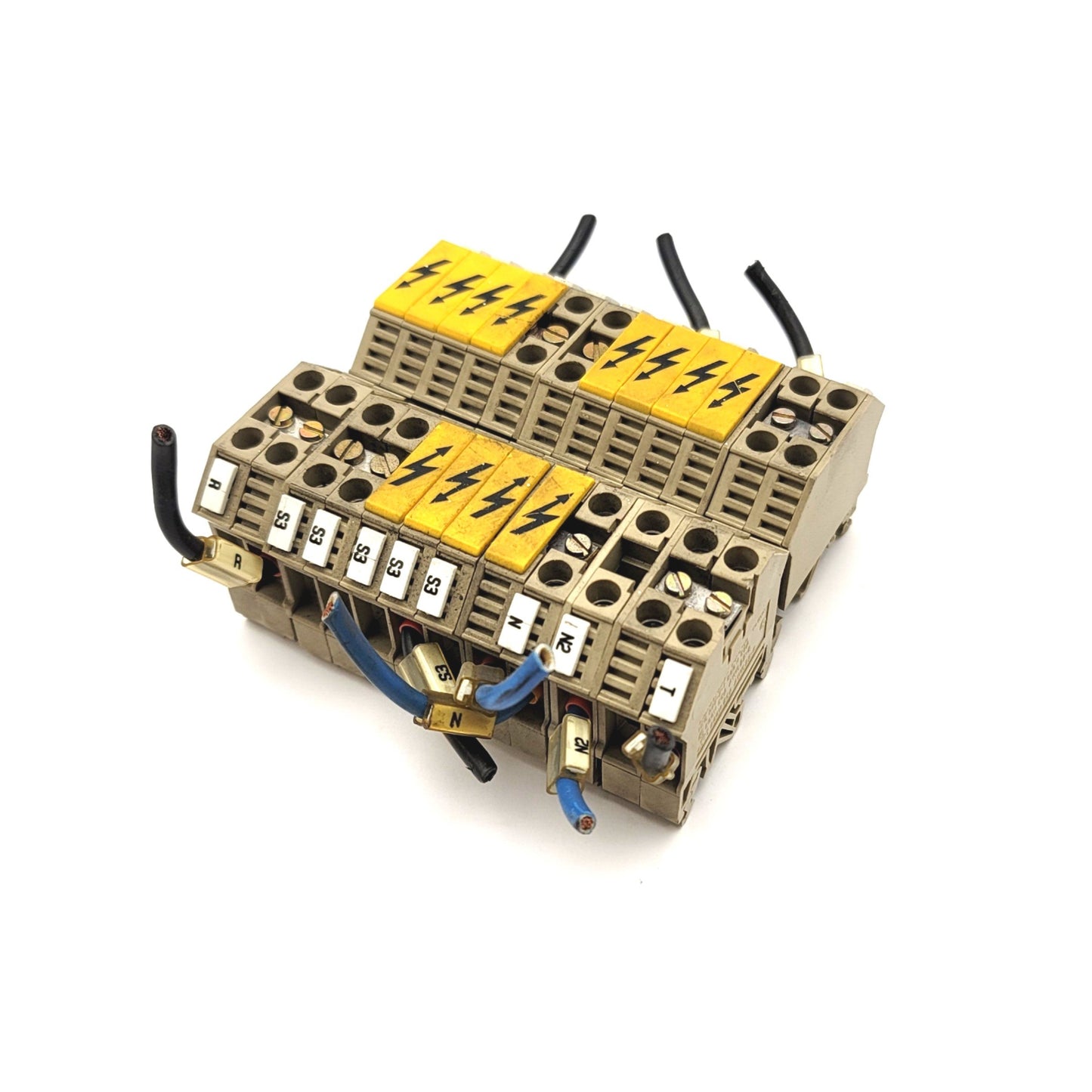 Used Lot Of 24 Conta Clip RK 6-10 Feed-Through Terminal Blocks, 800V, 57A