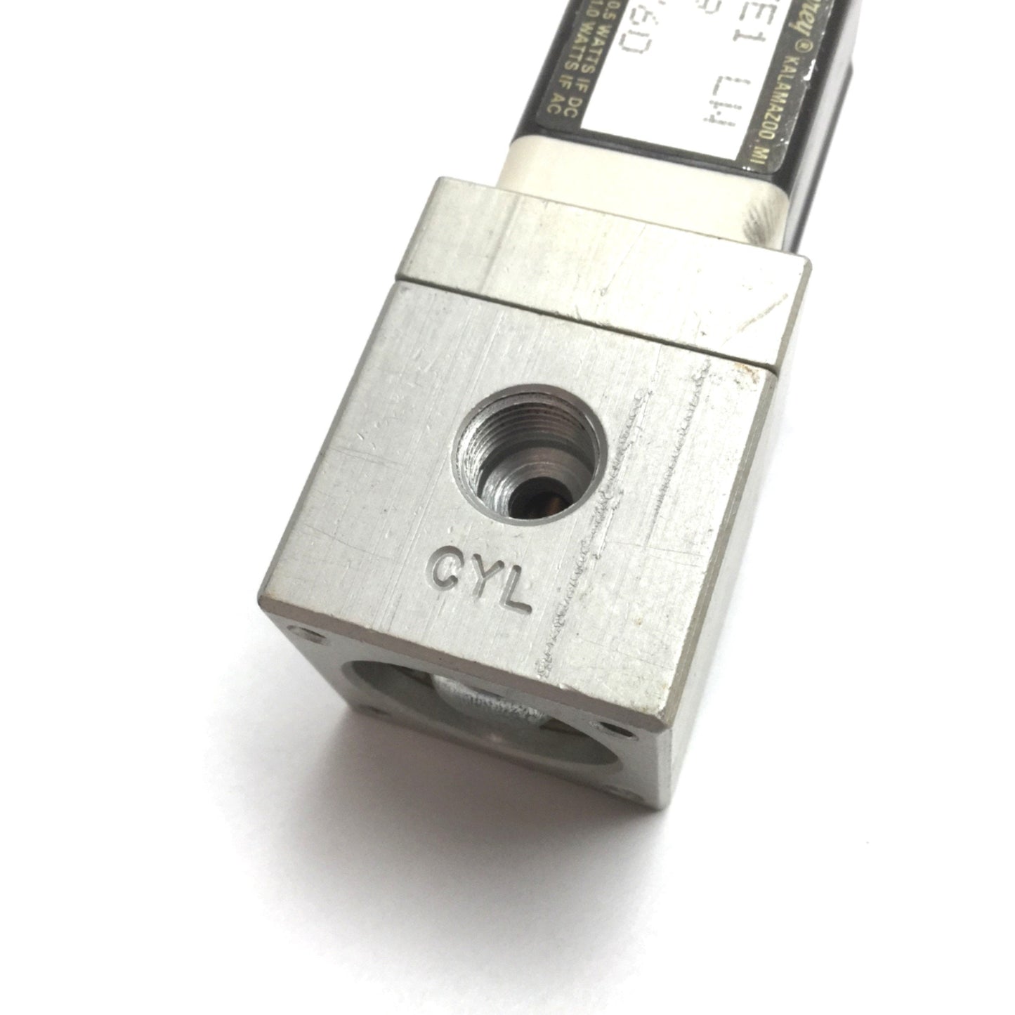 Used Humphrey 125E1 LW Solenoid Valve, 2-Position 3-Port, 120VAC, 30-100psi, 1/8" NPT
