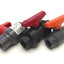 Used Lot of 1/2" Assorted PVC, CPVC Female Threaded In-Line Ball Valves, 1/4 Turn