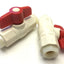Used Lot of 1/2" Assorted PVC, CPVC Female Threaded In-Line Ball Valves, 1/4 Turn