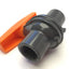 Used Lot of 1/2" Assorted PVC, CPVC Female Threaded In-Line Ball Valves, 1/4 Turn