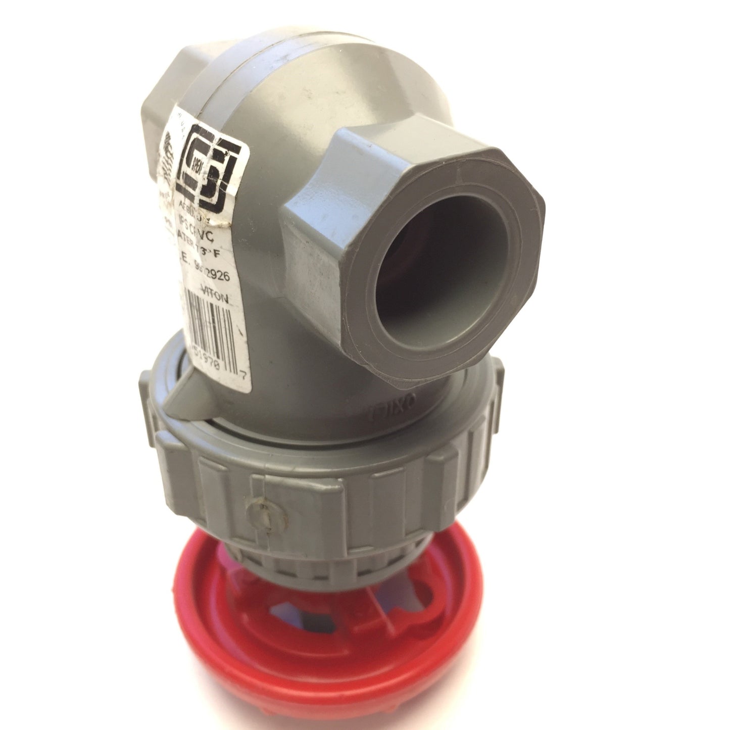 New Spears 2032-005C Gate Valve 1/2" Socket Weld, CPVC, 200PSI, Viton O-Ring, 200°F
