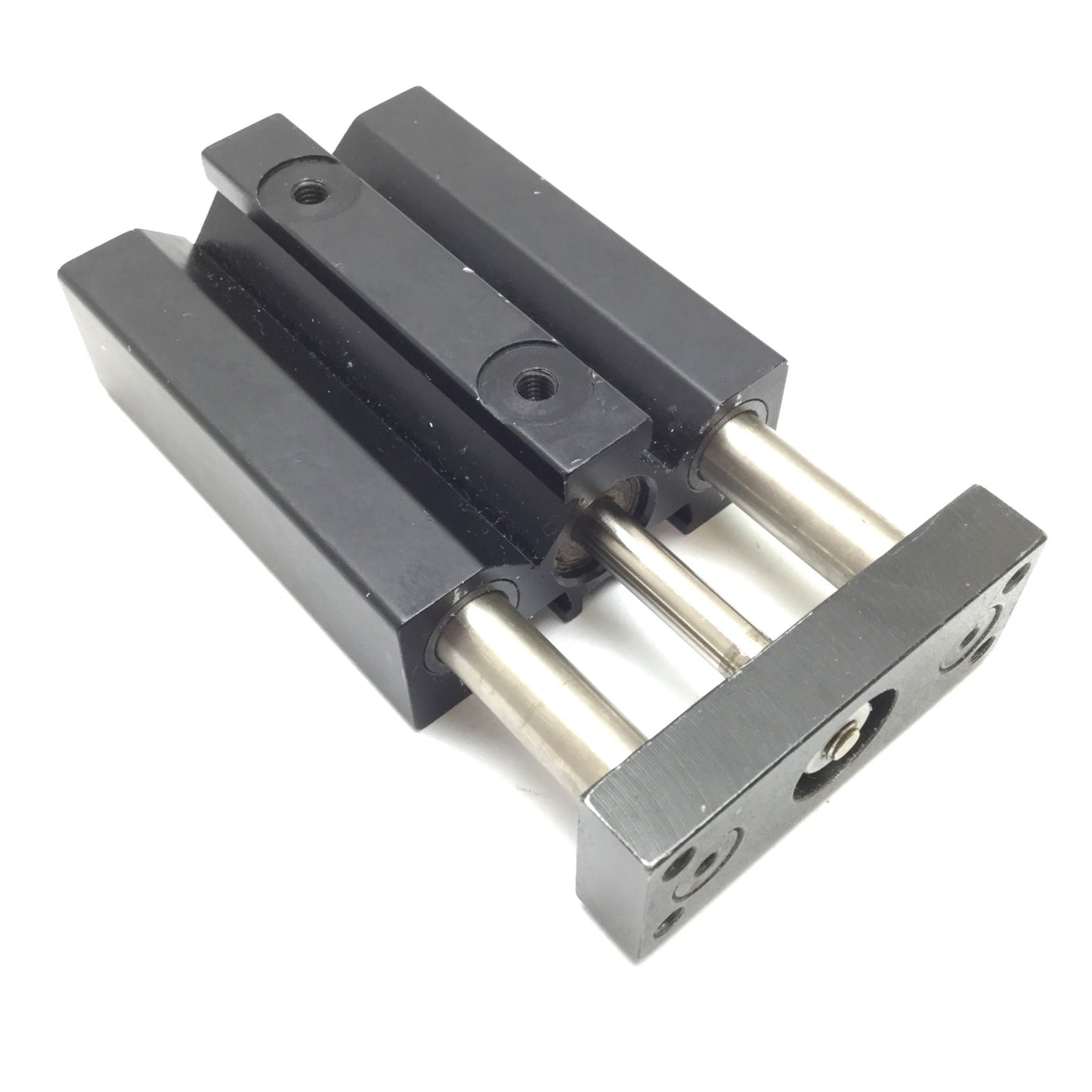 Used Tolomatic PB208 SK10 CB Guided Cylinder, Bore: 0.5", Stroke: 1", Ports: 10-32