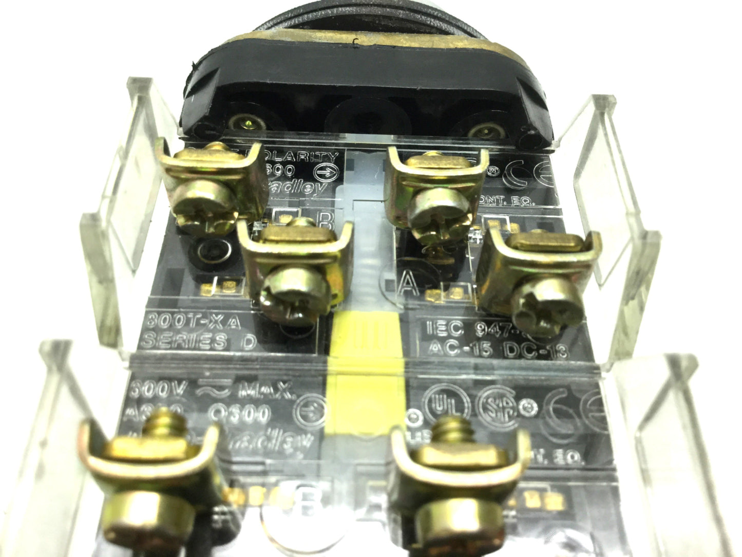 Used Allen Bradley 800T-B Push Button 2x 800T-XA NC & NO 2X 800T-XD4 NC Contact Block