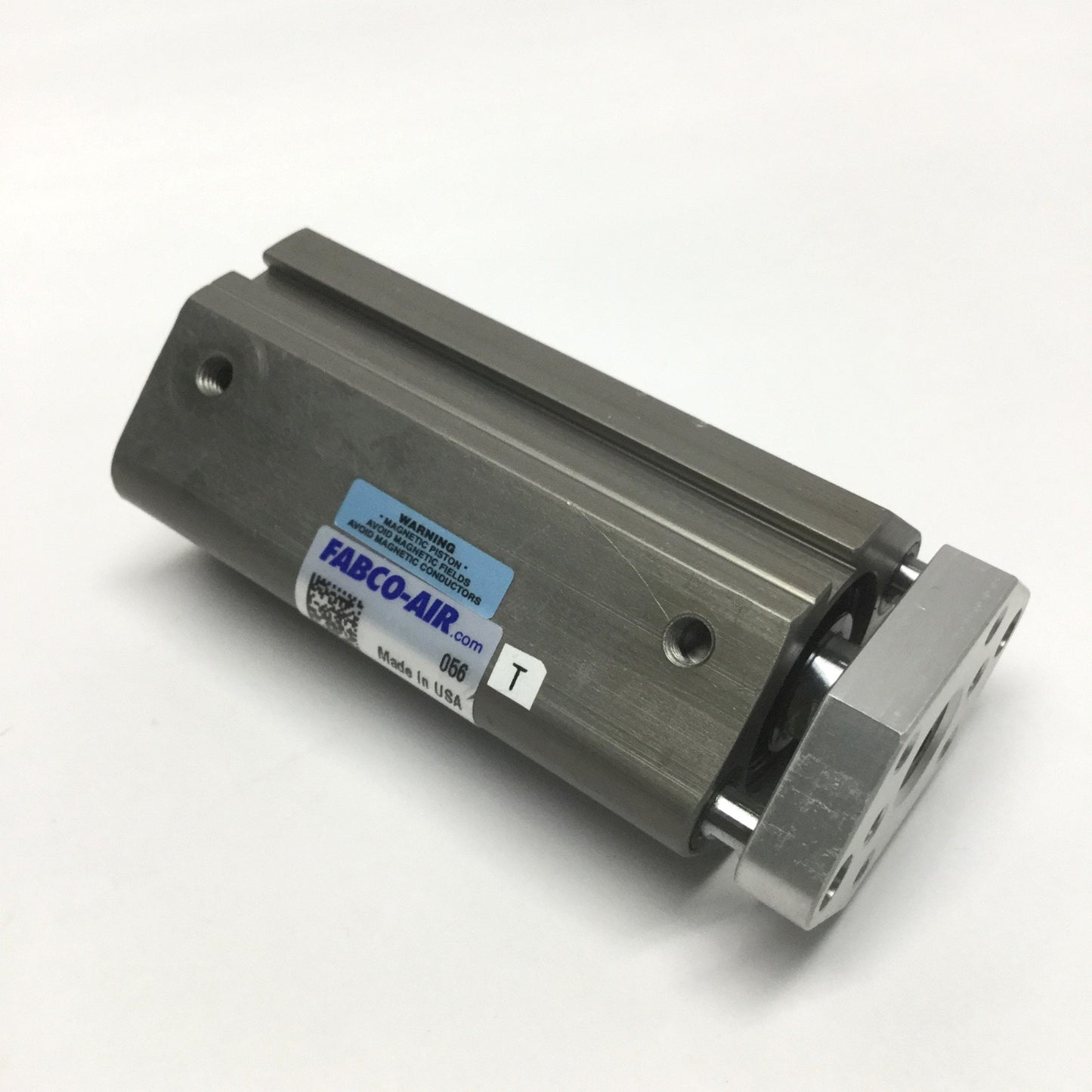 Used Fabco Air GTND-025-050 Guided Compact Pneumatic Cylinder, 25mm Bore, 50mm Stroke