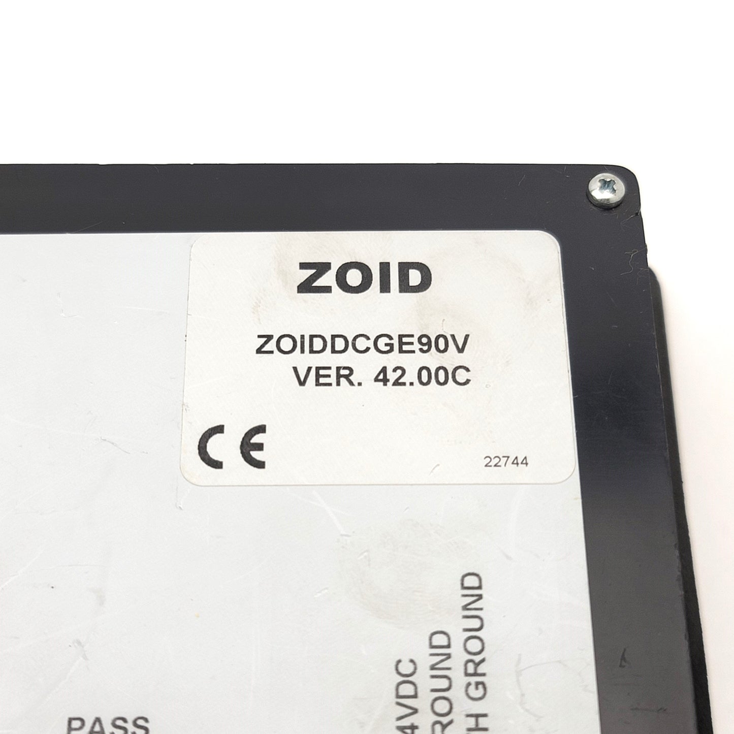Used KEP ZOIDDCGE90V PLC Operator Interface, 12-24VDC, Version 42.00C, 3x 9-Pin