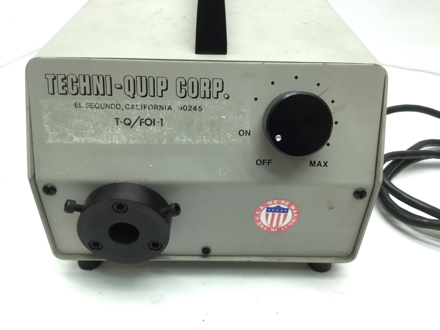 Used Techniquip Fiber Optic Light Source Illuminator 120VAC EKE Lamp 150W FOI-1