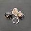 Used C&K H10113-2-F-2-05-N-Q Single Pole Key Lock Switch 125/250VAC 12/6A, 125VDC 1A