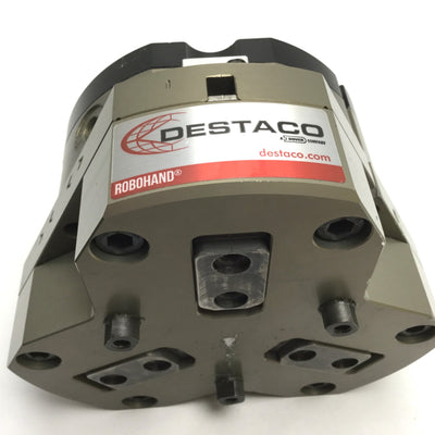Used Destaco RTH-5M-C-SP 3-Jaw Parallel Gripper, Spring Closed, 45-100psi, G1/8