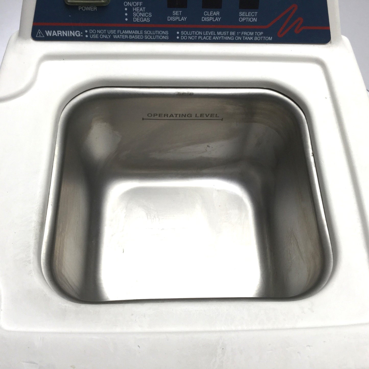Used Branson 1510R-DTH Bransonic Ultrasonic Cleaner, Voltage: 117VAC, 6" x 5.5" x 4"