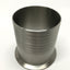Used VNE EG14RT-6L3.0 Tri-Clamp Sanitary Fitting 3" Dia Rubber Hose Adapter T316L SS