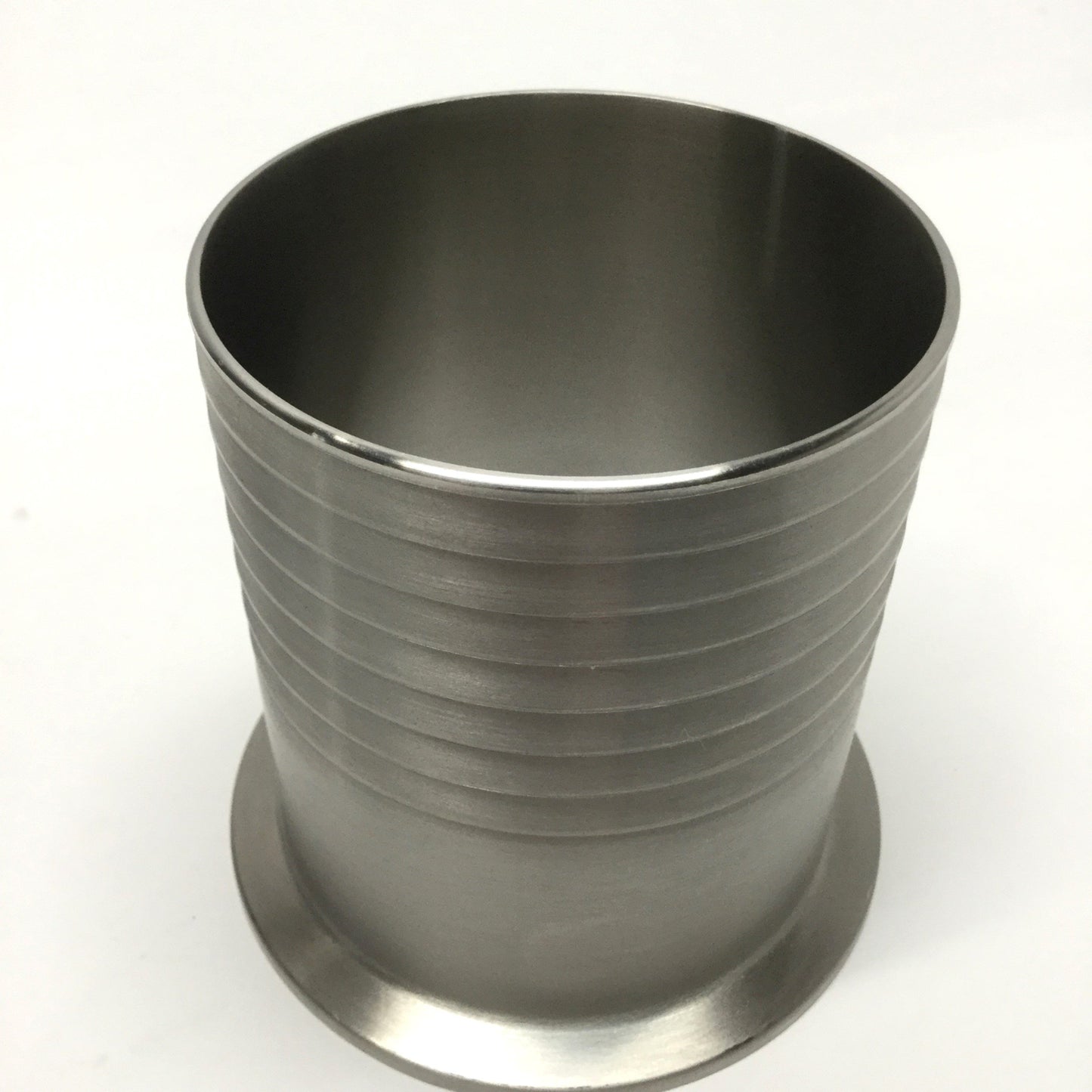 Used VNE EG14RT-6L3.0 Tri-Clamp Sanitary Fitting 3" Dia Rubber Hose Adapter T316L SS
