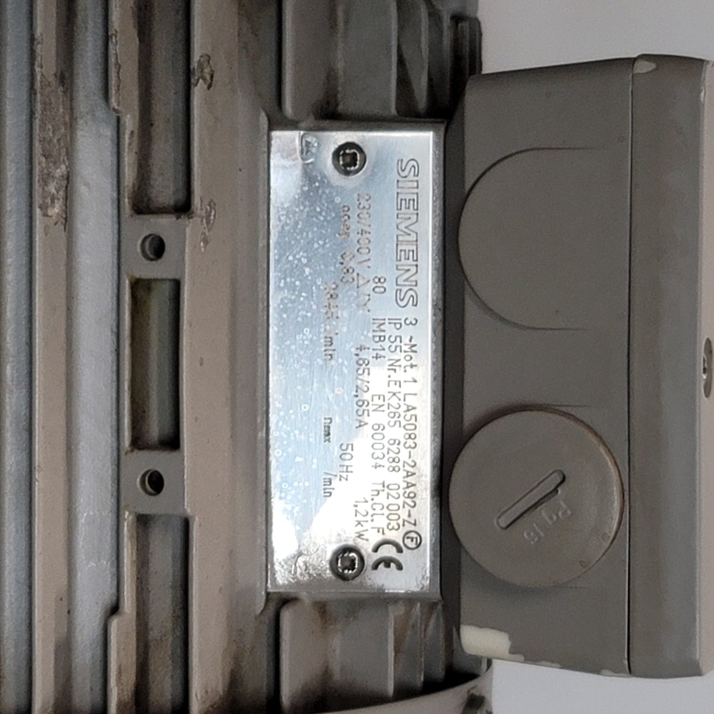 New Siemens 2CF1142-0EA1 Radial Blower Size 140 W/1.2kW 3-Phase Motor 230/400V 50Hz