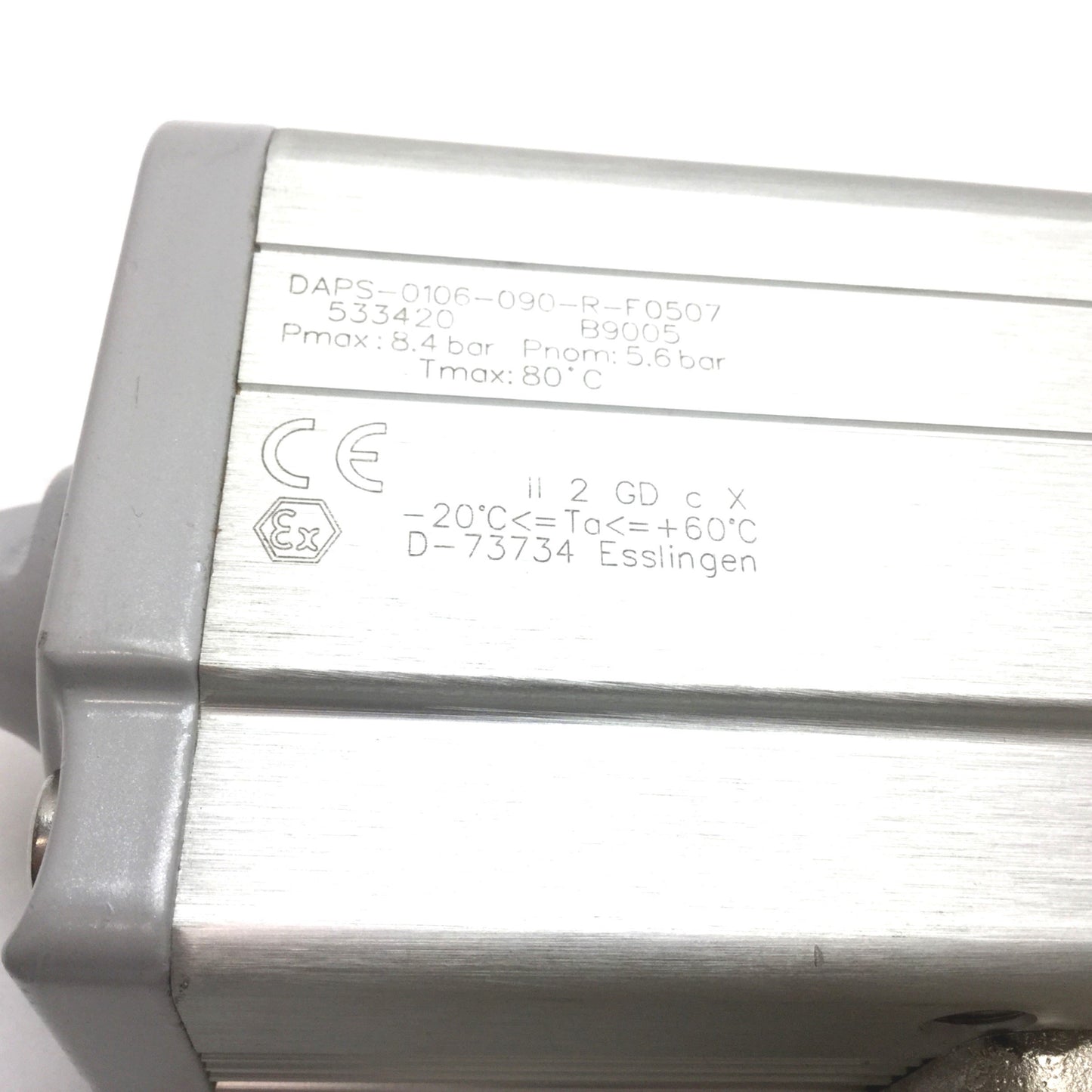 New – Open box Festo VZPR-BPD-22-R2 Ball Valve Actuator, Thread: Rp2, Actuator Ports: G1/8