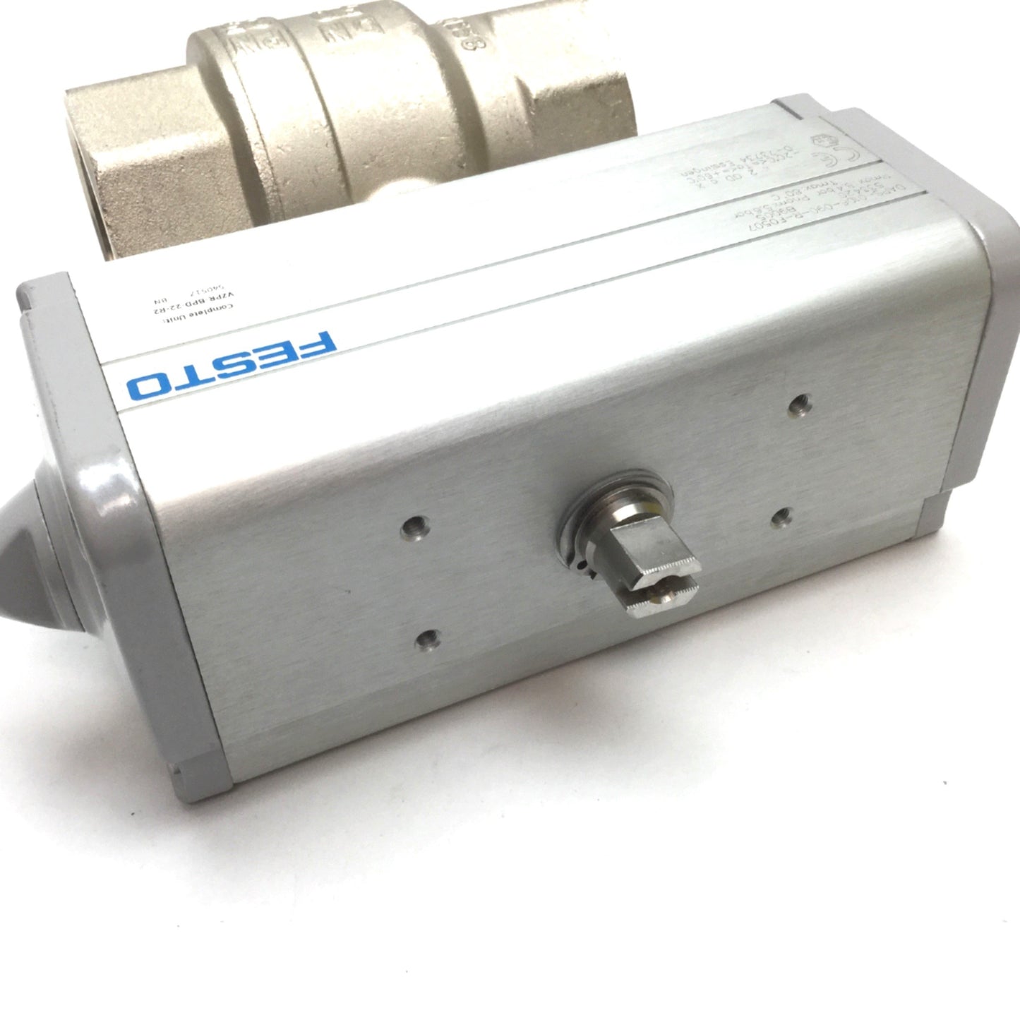 New – Open box Festo VZPR-BPD-22-R2 Ball Valve Actuator, Thread: Rp2, Actuator Ports: G1/8