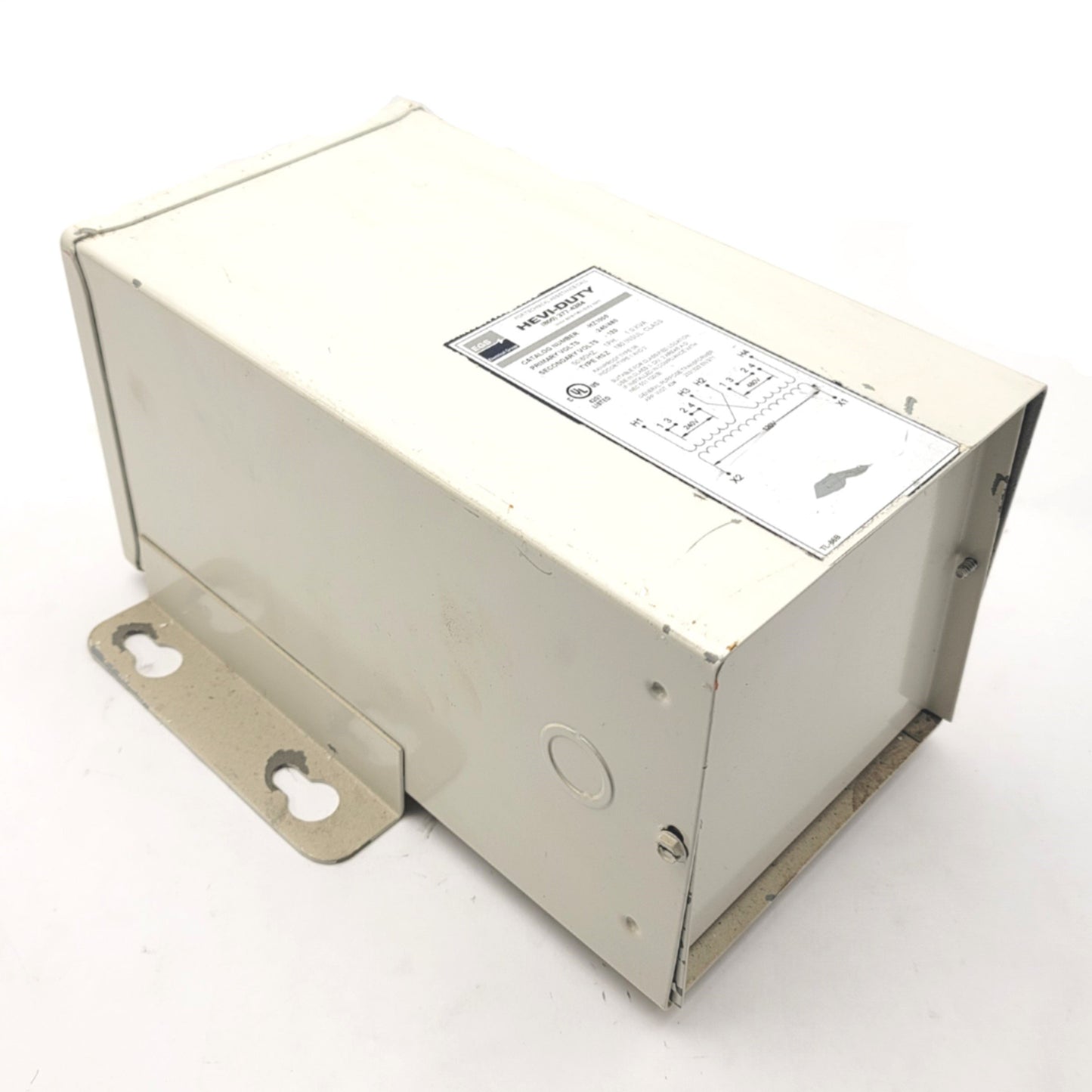 Used Sola Hevi-Duty HZ1000 Industrial Control Transformer In 240/480V, Out 120V 1kVA