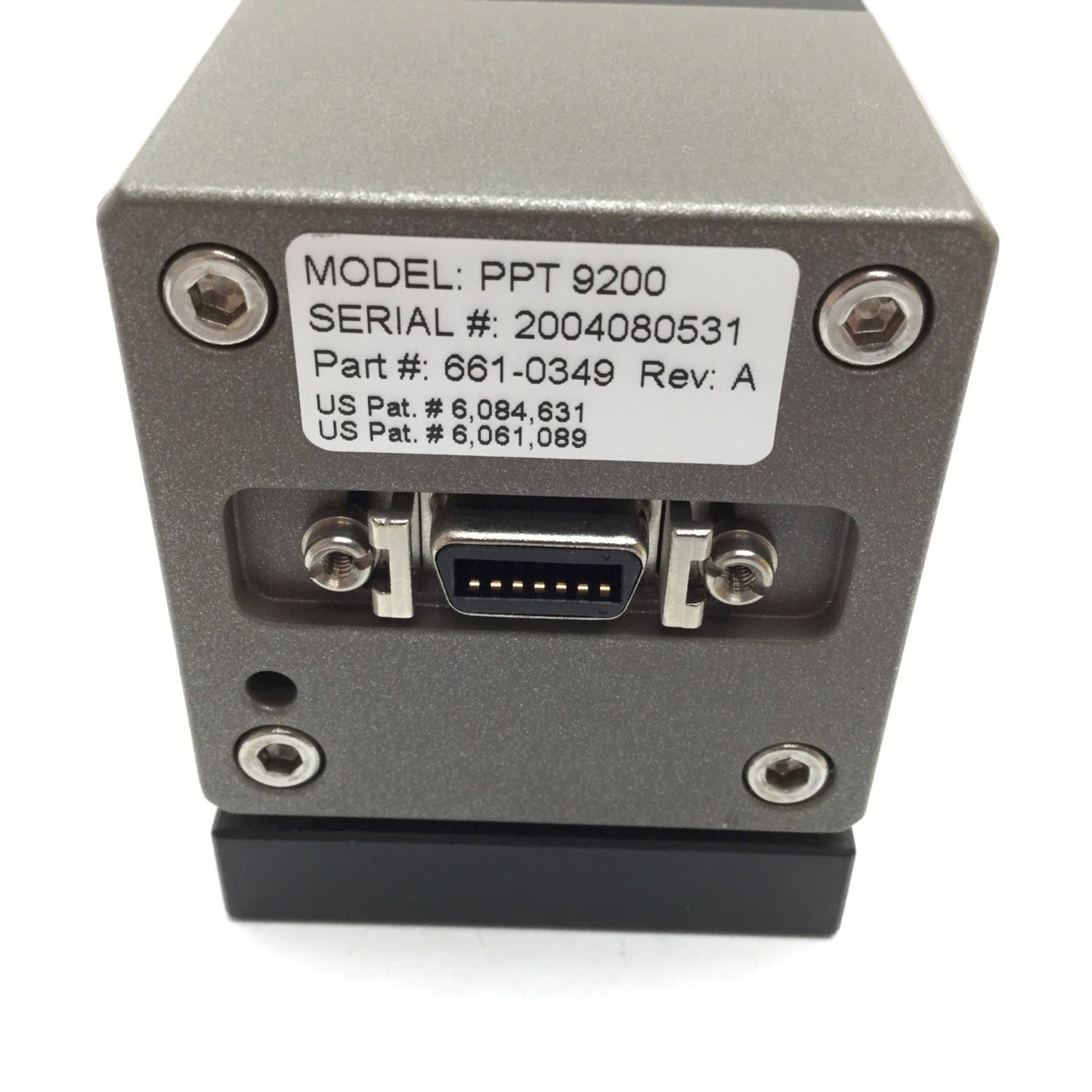Used PPT Vision PPT 9200 661-0349 CCD Camera, 1600 x 1200 Pixels, C-Mount
