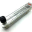 Used Dwyer RMB-52-SSV Air Flow Meter, Scale: 5" Range: 4-50 SCFH, Ports: 1/4" NPT