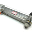 Used Dwyer RMB-52-SSV Air Flow Meter, Scale: 5" Range: 4-50 SCFH, Ports: 1/4" NPT