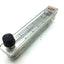 Used Dwyer RMB-52-SSV Air Flow Meter, Scale: 5" Range: 4-50 SCFH, Ports: 1/4" NPT