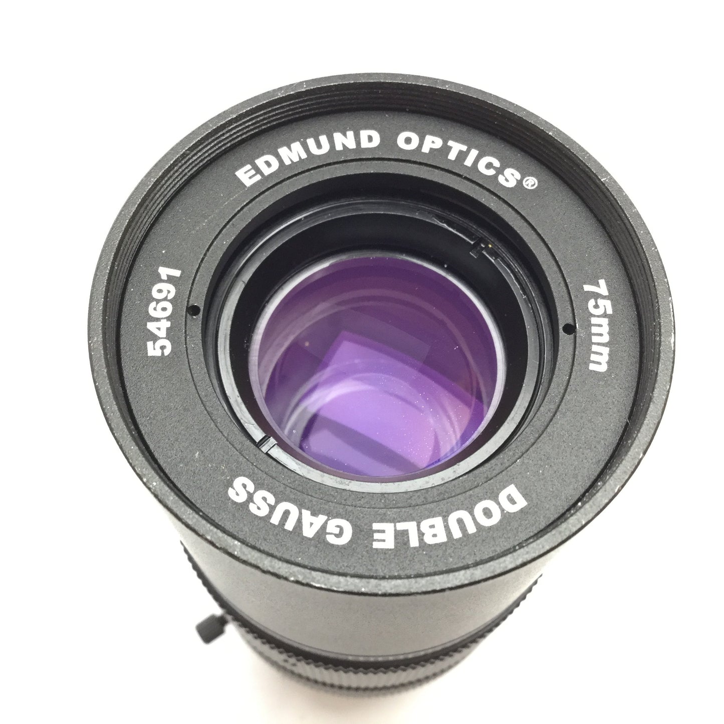 Used Edmund Optics 54691 Imaging Lens, F/4-F/30, C-Mount, Focal Length: 75mm