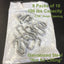 New Lot of 80 Open-End S-Hook Not for Lifting Galvanized Steel Capacity 100 lb 7/16"