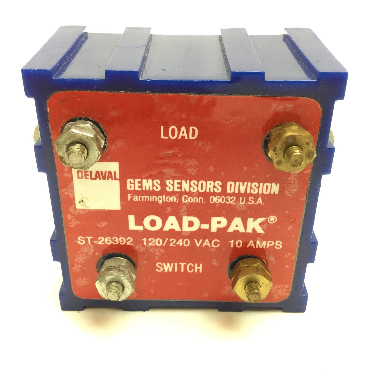 New – Open box Gems Sensors 26392 Load-Pak Solid State Relay, SPST N/O, 120/240VAC 10A