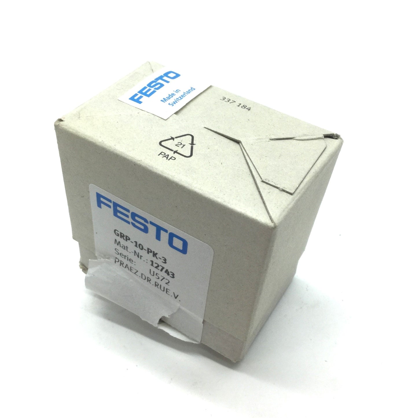 New – Open box Festo GRP-10-PK-3 Precision Meter Out Flow One Way Control Valve PK-3 Barb