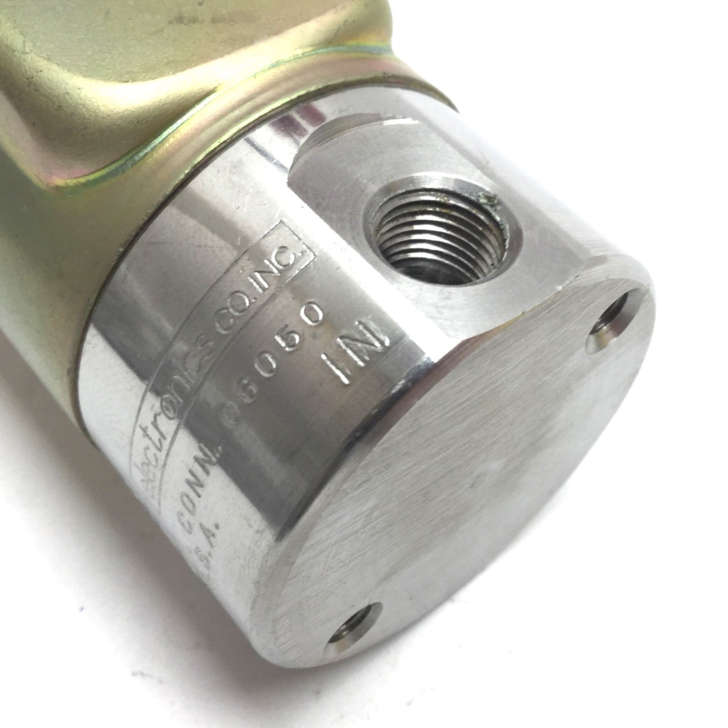 Used Peter Paul 22K7DGV Solenoid Valve, 2-Way N/C, 24VDC 9.5W, 125psi, 1/8" NPT
