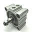 Used SMC NCQ2B80-10DM Compact Cylinder, Bore: 80mm, Stroke: 10mm Ports: 3/8" Rc