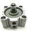 Used SMC NCQ2B80-10DM Compact Cylinder, Bore: 80mm, Stroke: 10mm Ports: 3/8" Rc