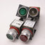 Used Lot of 4 Allen Bradley 3x800MR-Q24 1x 800MR-QAL24 Indicator Lights, 24 VAC/DC