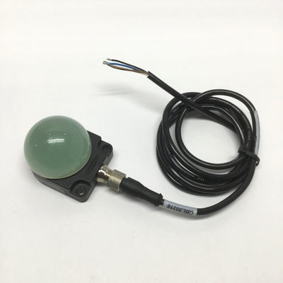 Used Banner K50FLGRXPQ EZ-LIGHT Illuminated Domed LED Indicator, 2-Color Red/Green