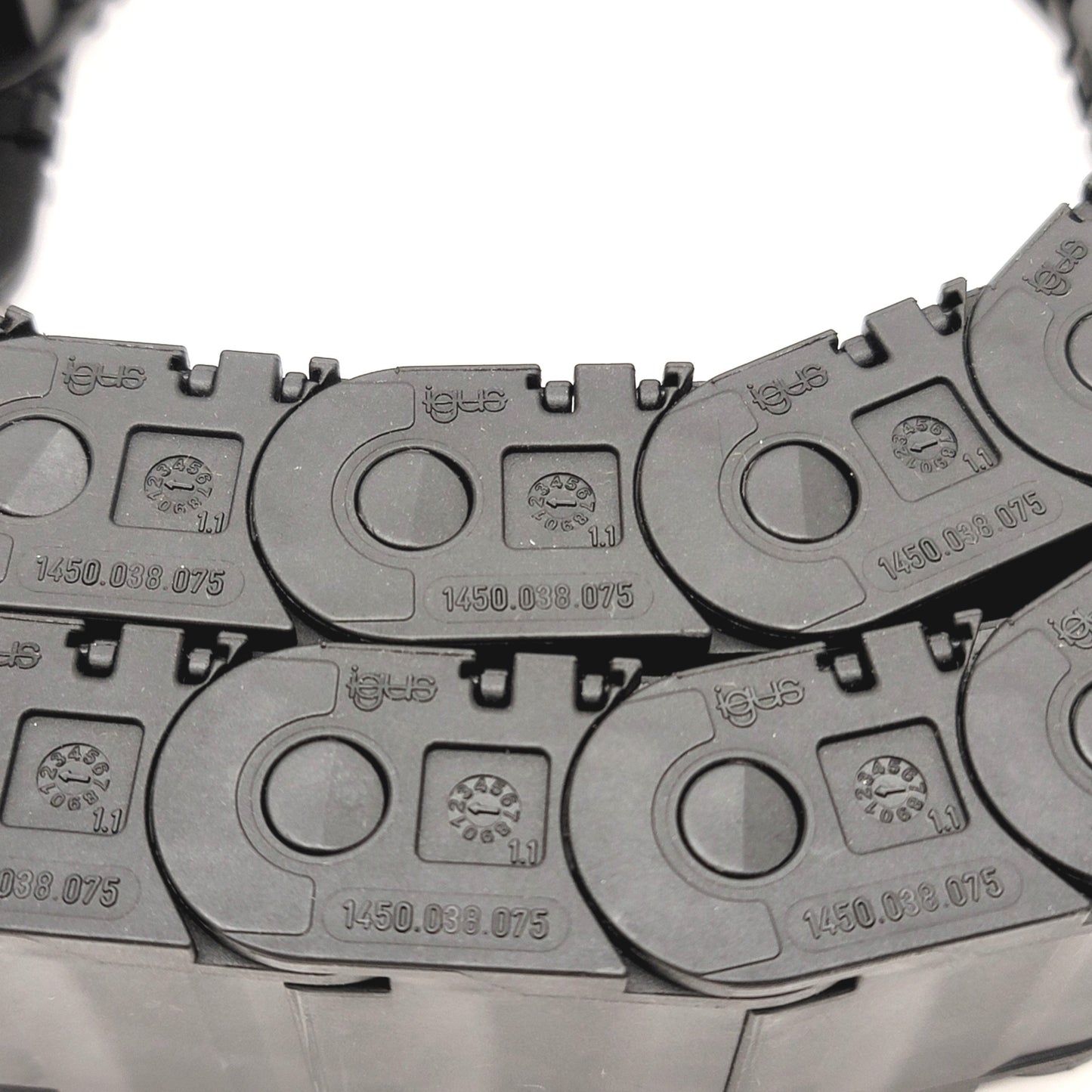 New IGUS 1450.038.075 Energy-Chain Cable Hose Carrier Wireway 2" x 1" x 44" 33 Links