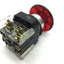 Used Allen-Bradley 800T-FXQ10XA E-Stop, 1 N.O. 1 N.C., 120VAC Lamp, 800T-XA