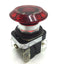 Used Allen-Bradley 800T-FXQ10XA E-Stop, 1 N.O. 1 N.C., 120VAC Lamp, 800T-XA