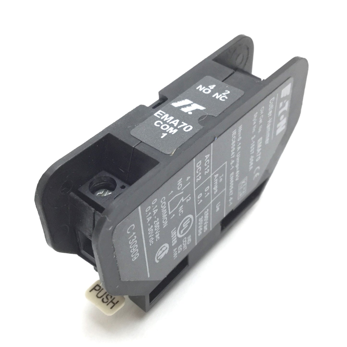 New Eaton Cutler-Hammer EMA70 Starter Contactor Logic Level Auxiliary Block 1NO-1NC