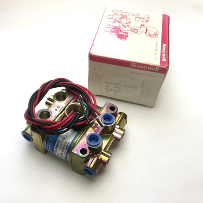 New – Open box Honeywell V933LEH2100 Solenoid Valve 24VDC 20W 100PSI 1/4"NPT Port 1/16 Orifice