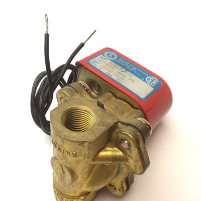 New – Open box Honeywell 2LB2LBG3102 Solenoid Valve 120VAC 60Hz 100PSI 3/8"NPT Port 5/8"Orifice