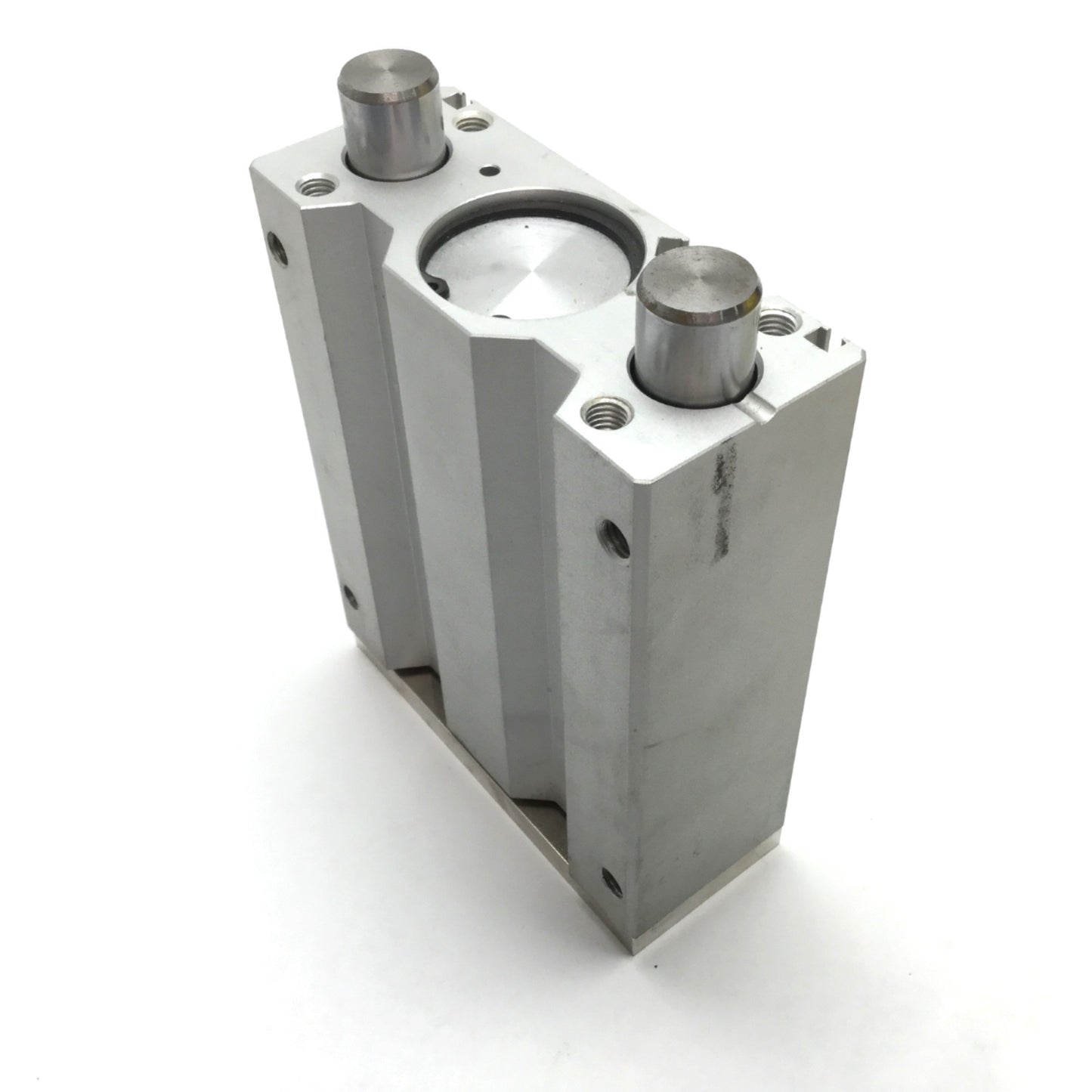 Used SMC MGQM40-100 Guided Cylinder, Bore: 40mm, Stroke: 100mm, Rc1/8, 1.0MPa