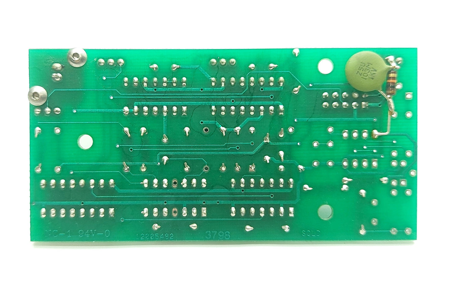 Used Resonetics 20005492 LASER PCB Control Board, BNC Female, 10-Pin Header Male