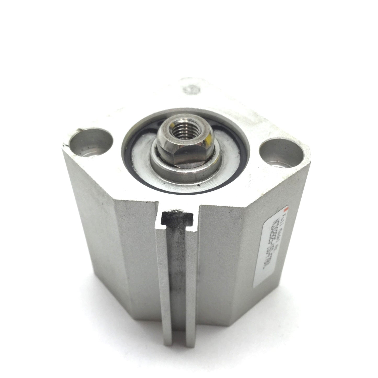 Used SMC NCDQ2B25-15D Compact Cylinder, Bore: 25mm, Stroke: 15mm, M5x0.8, 1.0MPa