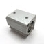 Used SMC NCDQ2B25-15D Compact Cylinder, Bore: 25mm, Stroke: 15mm, M5x0.8, 1.0MPa