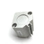 Used SMC NCDQ2B25-15D Compact Cylinder, Bore: 25mm, Stroke: 15mm, M5x0.8, 1.0MPa