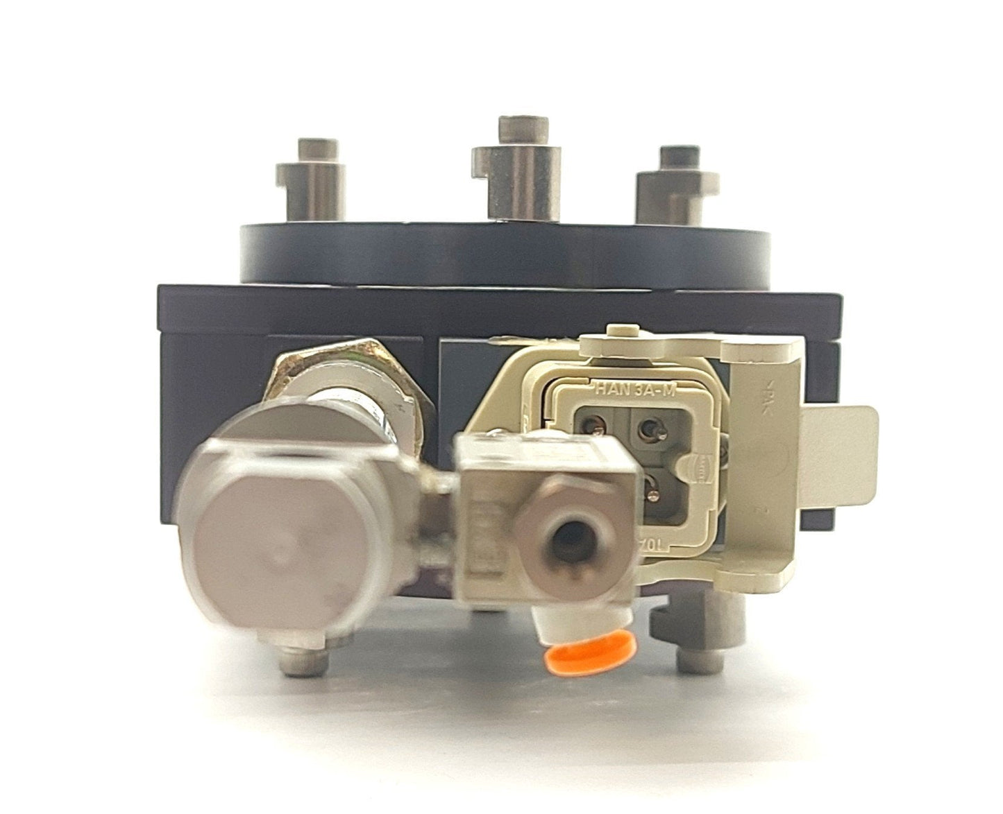 Used Resonetics Pneumatic LASER Shutter, SPST NC, 2 1/2" Tube, 150PSI Max Air Supply