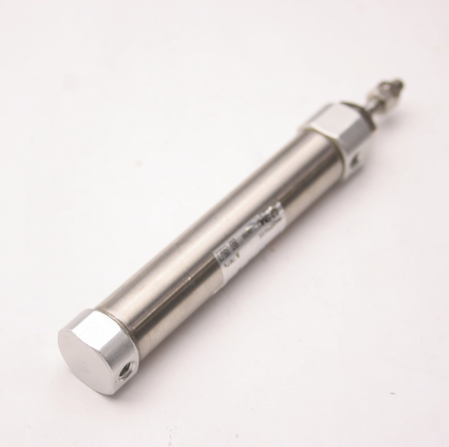 Used SMC 11-CDJ2B16-60-B Pneumatic Cylinder, M5 x 0.8, Stroke: 60mm, Bore: 16mm