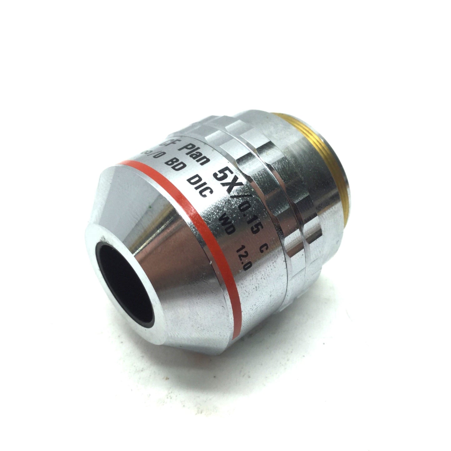 Used Nikon CF Plan 5X/0.15 C Microscope Objective Lens Mag 5x NA 0.15 Infinity/0